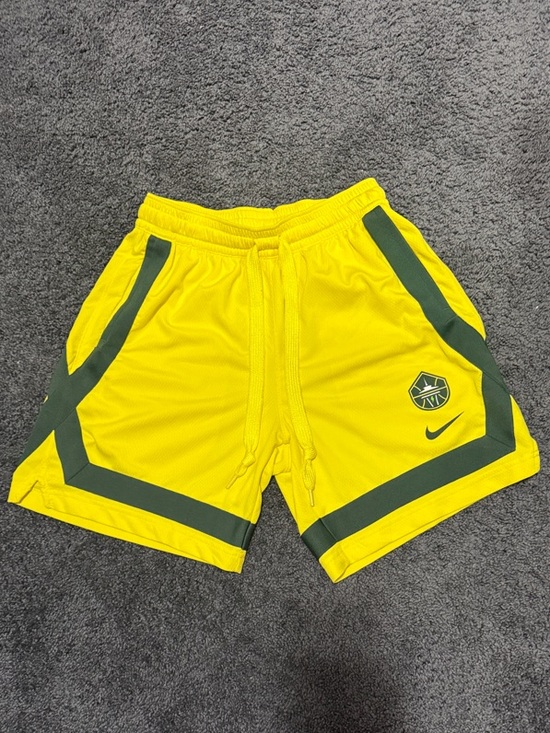 Nike Pants - Nike Yellow Shorts with Dark Green Accents